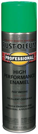 Rustoleum 7533-838 15 Oz Safety Green Professional High Performance Enamel Spray - Pack Of 6