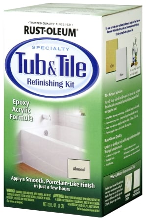 Rustoleum 7861-519 Almond Tub & Tile Refinishing Kit