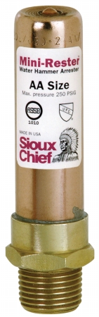 Sioux Chief Mfg 660-g2 .5 In. Mip Thread Mini Rester Residential Water Hammer Arr
