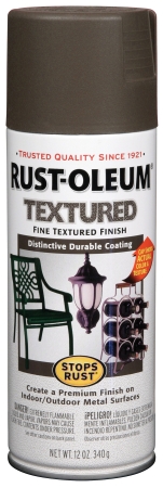 Rustoleum 7226 830 12 Oz Bronze Stops Rust Textured Enamel Spray Paint - Pack Of 6