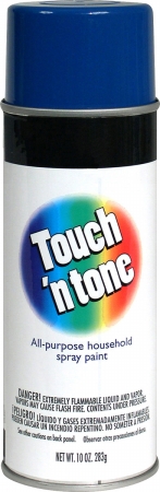 Rustoleum 55278 830 Royal Blue Touch N Tone Spray Paint - Pack Of 6