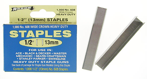 Arrow Fastener Co. 60830 .5 In. Wide Crown Heavy Duty Staples