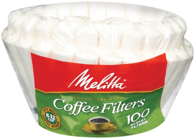 629552 100 Count 8 To 12 Cup White Basket Coffee Filters