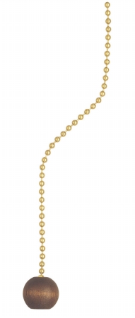 7066100 Light Fixture Pull Chain With Wooden Ball