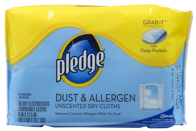 UPC 046500623271 product image for Johnson Wax 70538/62327 16 Count Unscented Pledge Grab-It Dust & Allergen Refi | upcitemdb.com