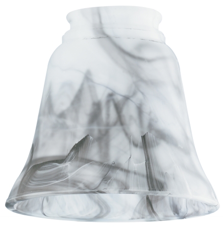 2.25 In. Licorice Marbleized Bell Lamp Shade - Pack Of 6