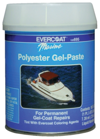 100695 Neutral Color Polyester Paste For Permanent Gel-coat Marine Repairs