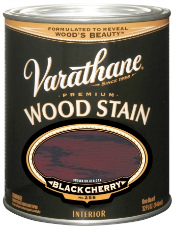 Rustoleum 241411h Quart Black Cherry Varathane Premium Wood Stain