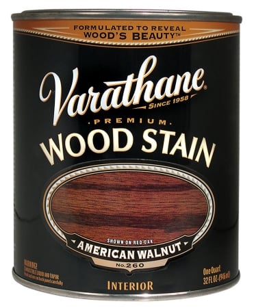 Rustoleum 211727h Quart American Walnut Varathane Premium Wood Stain