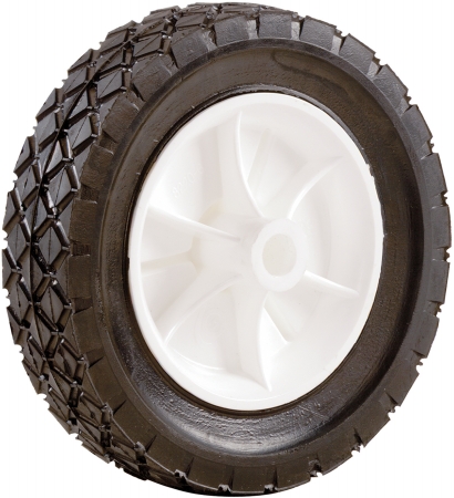 9610 6 In. X 1.5 In. Plastic Hub Semi Pneumatic Rubber Tire
