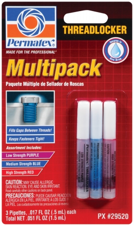 29520 Multipack Threadlocker Assortment