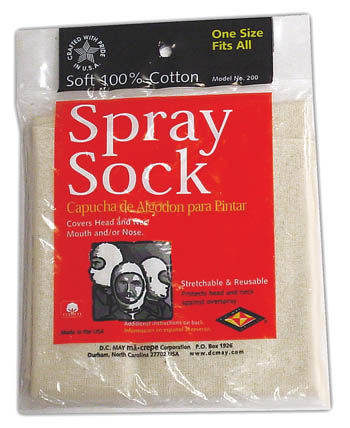 09301a Disposable Protective Spray Sock
