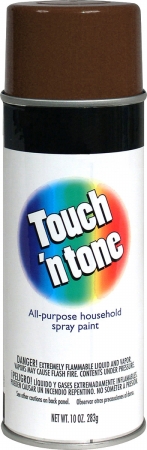 Rustoleum 55277-830 10 Oz Leather Brown Touch Ft.n Tone Spray Paint - Pack Of 6