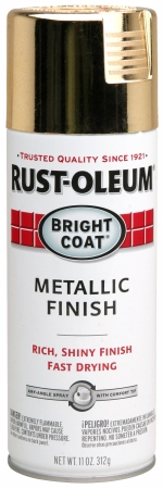 Rustoleum 7710-830 Gold Metallic Finish Spray Paint - Pack Of 6