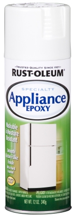 Rustoleum 7881 830 Gloss White Appliance Epoxy Enamels Spray Paint - Pack Of 6