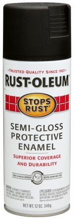 Rustoleum 7798-830 Semi Gloss Black Protective Enamel - Pack Of 6