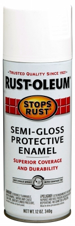 Rustoleum 7797 830 Semi Gloss White Protective Enamel - Pack Of 6