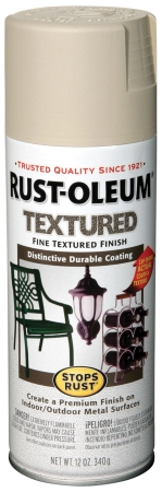 Rustoleum 7223-830 12 Oz Sandstone Textured Stops Rust Spray Paint - Pack Of 6