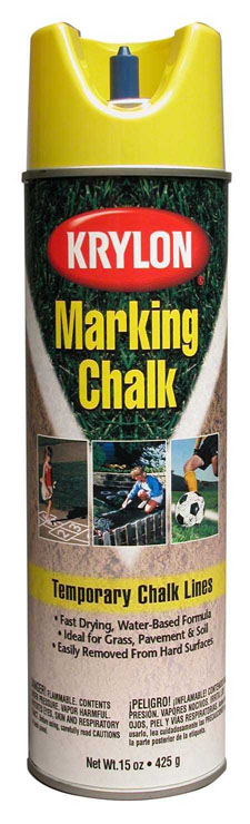 Division 5895 15 Oz Yellow Marking Chalk Spray Paint