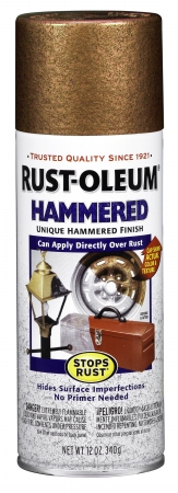 Rustoleum 210849 Copper Hammered Enamel Aerosol Spray Paint - Pack Of 6