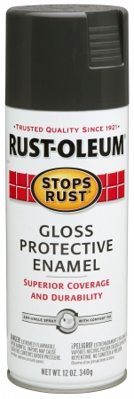 Rustoleum 7784-830 Charcoal Gray Gloss Protective Enamel - Pack Of 6