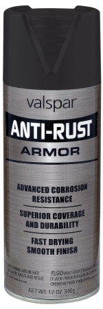 Brand 44-21926 Sp 12 Oz Flat Black Anti-rust Oil Enamel Armor Spray Pain - Pack Of 6