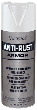 Brand 44-21941 Sp 12 Oz Semi Gloss White Anti-rust Armor Spray Paint - Pack Of 6