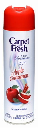 280174 10.5 Oz Apple Cinnamon Quick Dry Foam Carpet & Room Odor Eliminator