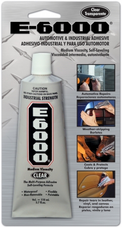 230022 3.7 Oz Clear E6000 Automotive & Industrial Adhesive