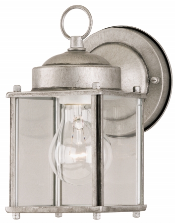 Silver Outdoor Wall Sconce