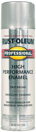 Rustoleum 7519-838 14 Oz Stainless Steel High Performance Enamel Spray Paint - Pack Of 6