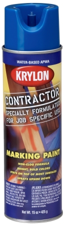 Division 7315 15 Oz Apwa Blue Water Based Contractor Marking Spray Paint