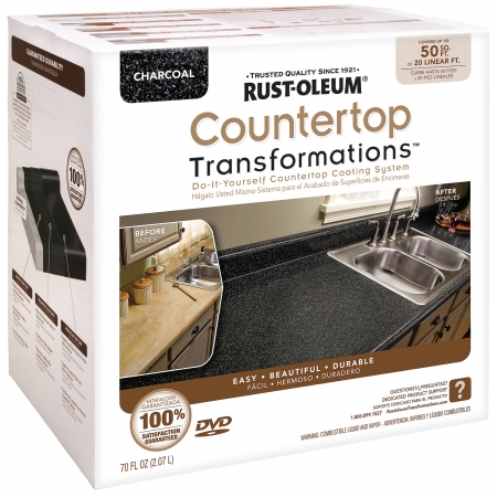 Rustoleum 258285 Charcoal Finish Countertop Transformation Refinishing System