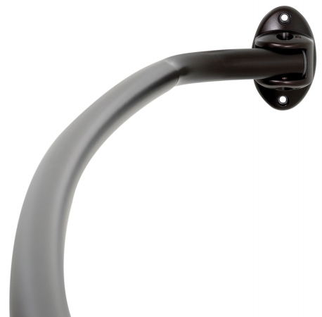 35603hb04 72 In. Heritage Bronze Adjustable Curved Shower Rod