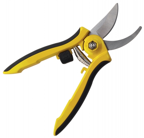 60-18043 Yellow Bypass Pruner With Stainless Steel Blades