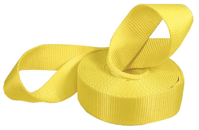 02922 2 In. X 20 Ft. Yellow Vehicle Recovery Tow Strap