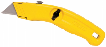 Hand Tools 10-707 Yellow Retractable Blade Utility Knife