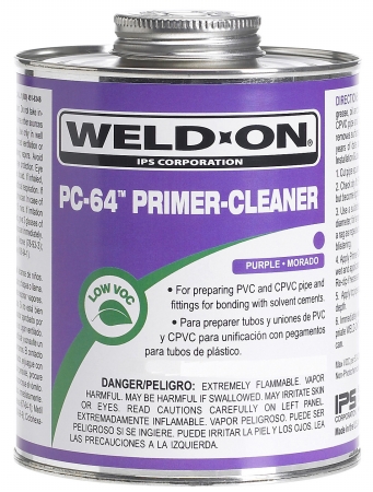 10875 .25 Pint Purple Pc-64 Primer & Cleaner