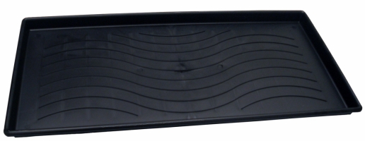 22304 22304 Large Black Plastic Boot & Utility Tray Pack Of 6