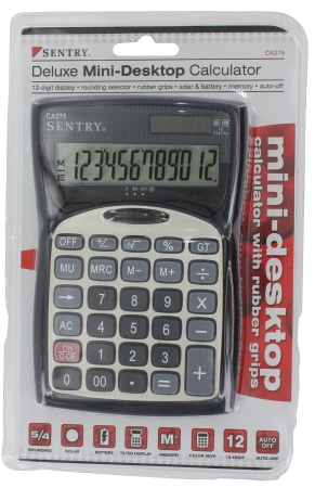 Cal-ca275 Cal-ca275 Deluxe Mini Desktop Calculator