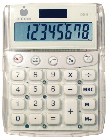 Dd-611 Dd-611 Big Number Dual Power Desktop Calculator