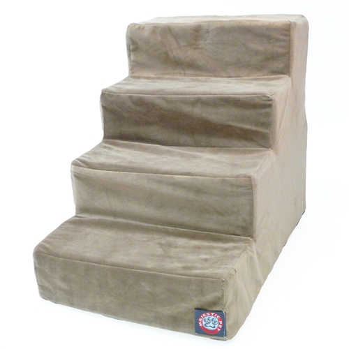 788995675112 4 Step Stone Suede Pet Stairs