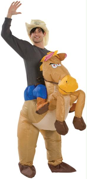 Costumes For All Occasions SS24533G Riding On Horse Inflatable