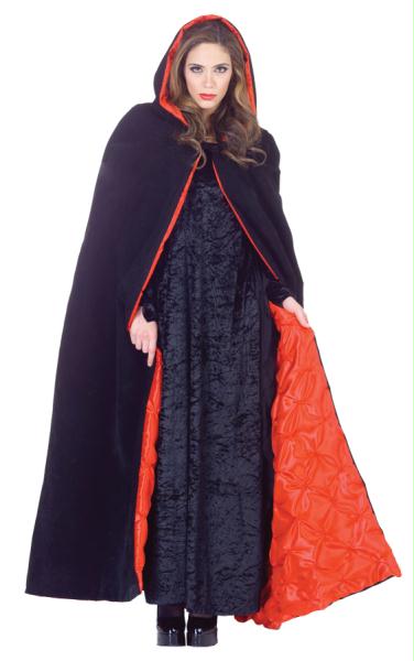 Cape Deluxe Hooded Velvet 63 In.