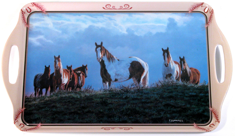 Ww-0104 Horses Paint Tray