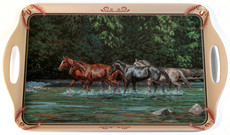 Horses Stream Tray