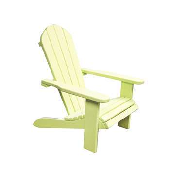 11105 Kids Wooden Outdoor Chair - Yellow