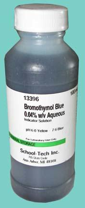 13396 Bromothymol Blue Indicator Solution 0.04 Percent - 100ml