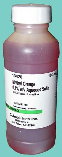 13420 Methyl Orange Solution 0.1 Percent - 100ml