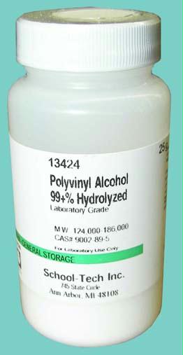 13424 Polyvinyl Alcohol - For Making Slime Lab Grade - 25g
